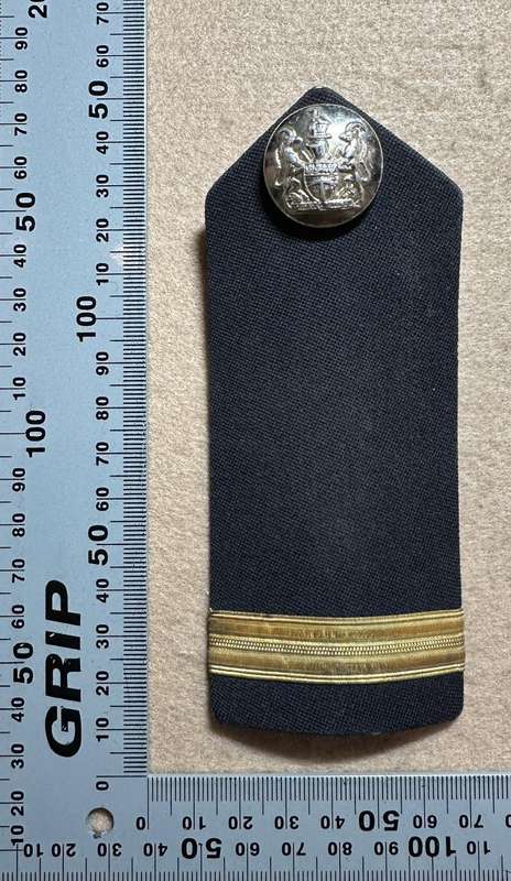 Rhodesian CUSTOMS AND IMMIGRATION - EPPAULETTE 1 BAR RANK RHODESIAN CUSTOMS