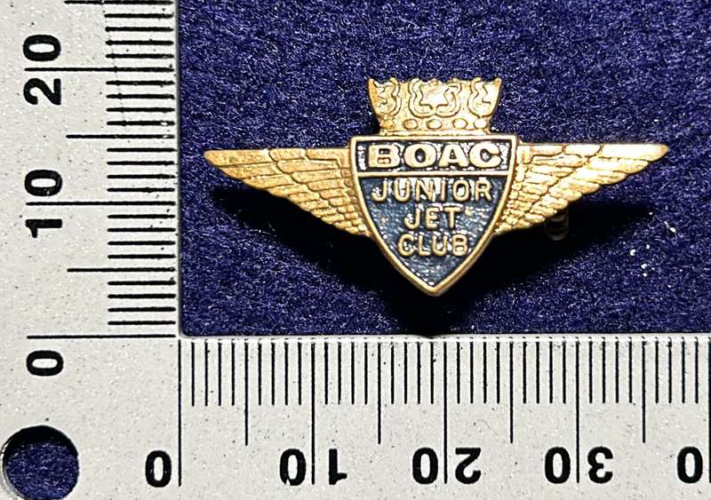 South African Civil Aviation - BOAC JUNIOR JET CLUB WINGS