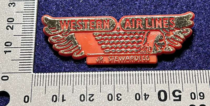 South African Civil Aviation - WESTERN AIRLINES - JR STEWARDESS