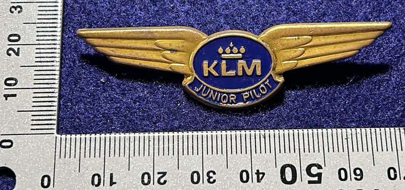 South African Civil Aviation - KLM JUNIOR PILOT WINGS