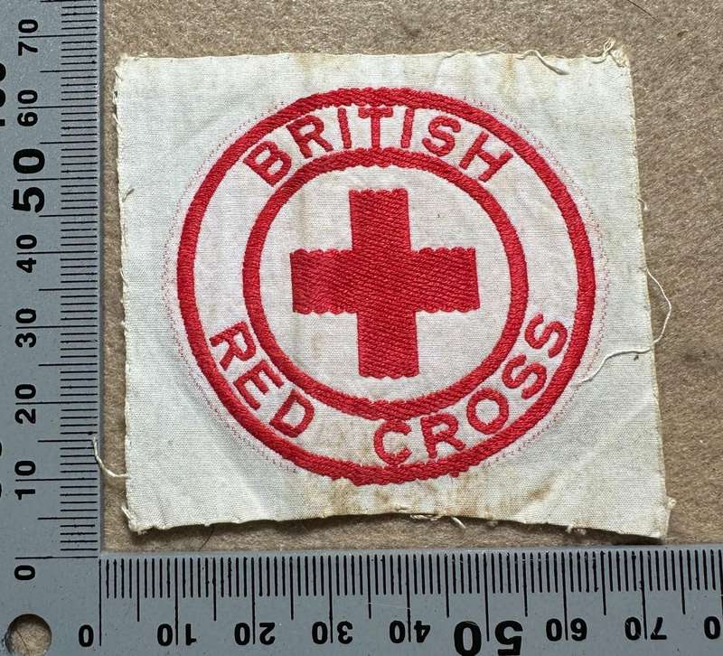 Rhodesia RED CROSS - BRITISH RED CROSS SILK ON SATIN