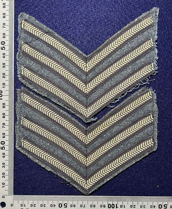 Rhodesian Air Force - SET SGTS RANKS BLUES 39-50