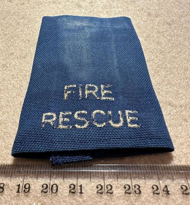 Rhodesian Fire Brigade - FIRE RESCUE SLIP ON VARIANT - Blue