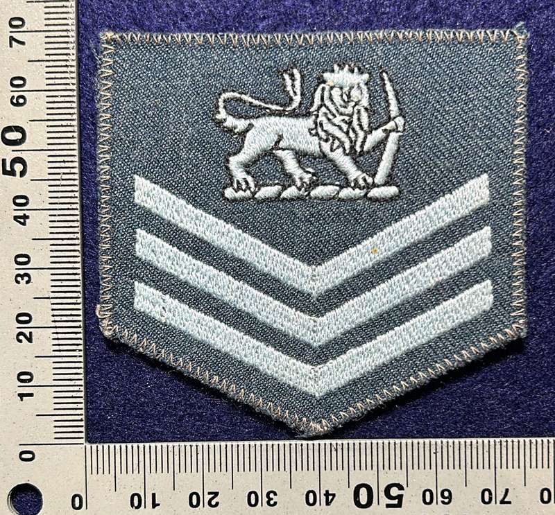 Rhodesian Air Force - FLT SGT RANK BLUES