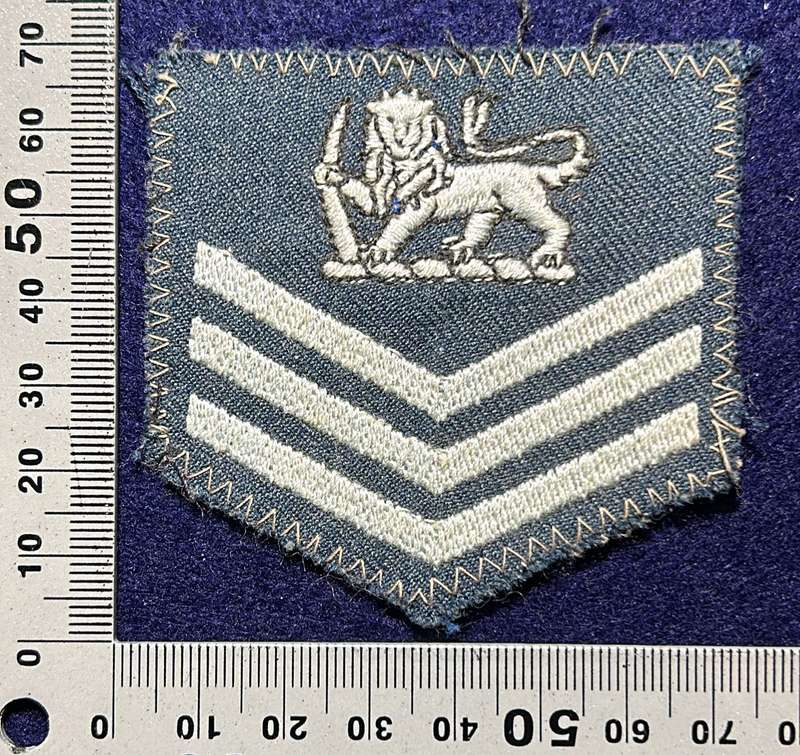 Rhodesian Air Force - FLT SGT RANK BLUES