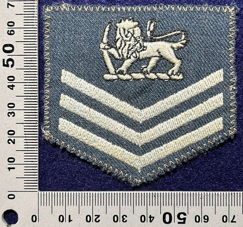 Rhodesian Air Force - FLT SGT RANK BLUES