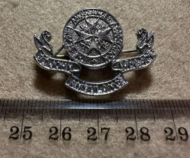 Rhodesian ST JOHNS - BROOCHE, Registered at St Johns Gate, London