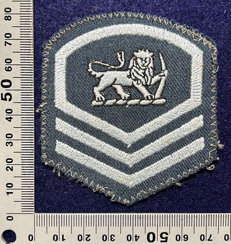 Rhodesian Air Force - RHAF MASTER SGTS SLEEVE DRESS
