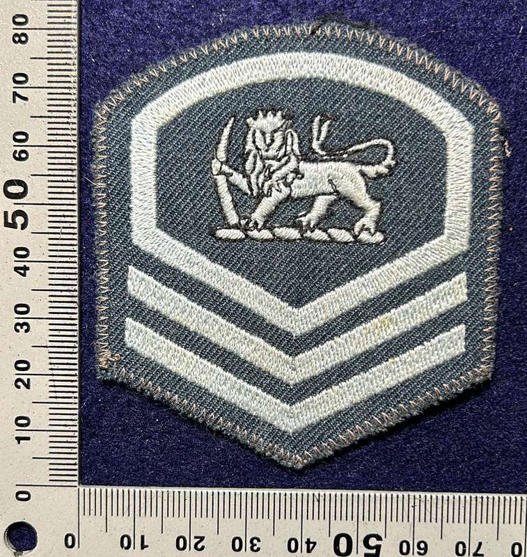 Rhodesian Air Force - RHAF MASTER SGTS SLEEVE DRESS