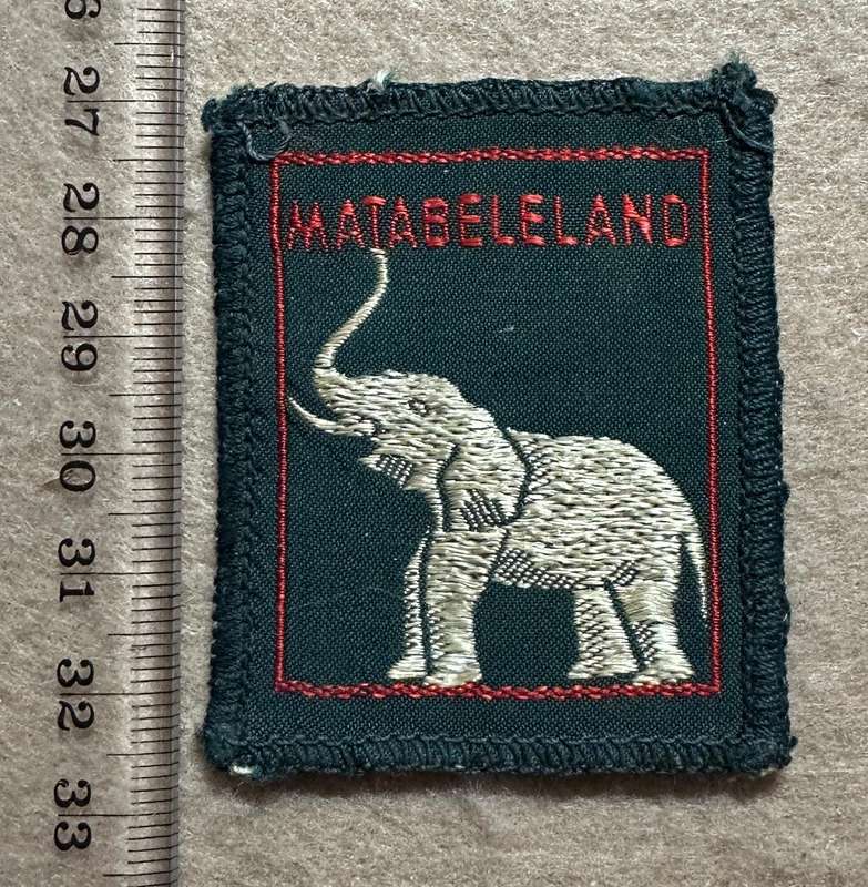 Rhodesian Boy Scouts - MATABELELAND SHIRT BADGE VARIANT