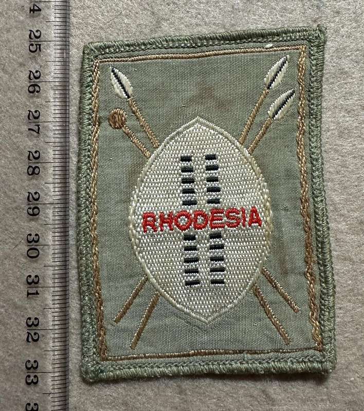 Rhodesian Boy Scouts - RHODESIA SHIRT BADGE VARIANT