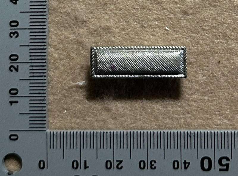 Northern Rhodesia Police - NRP - OFFICERS SINGLE RANK BAR SILVER