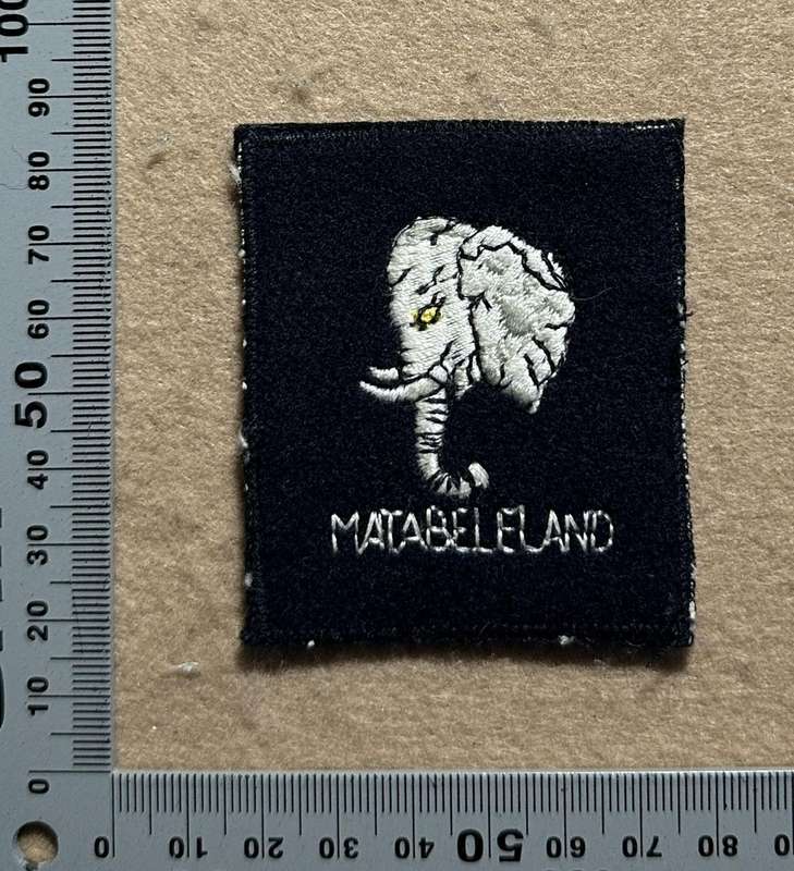 Rhodesian Boy Scouts - MATABELELAND SHIRT BADGE VARIANT