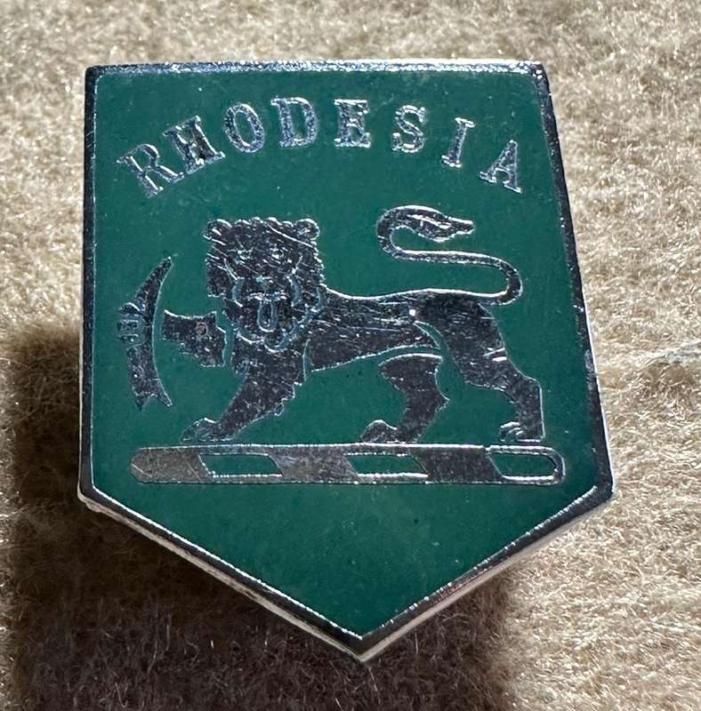 RHODESIA BADGE, by THOMAS FATTORINI, BIRMINGHAM