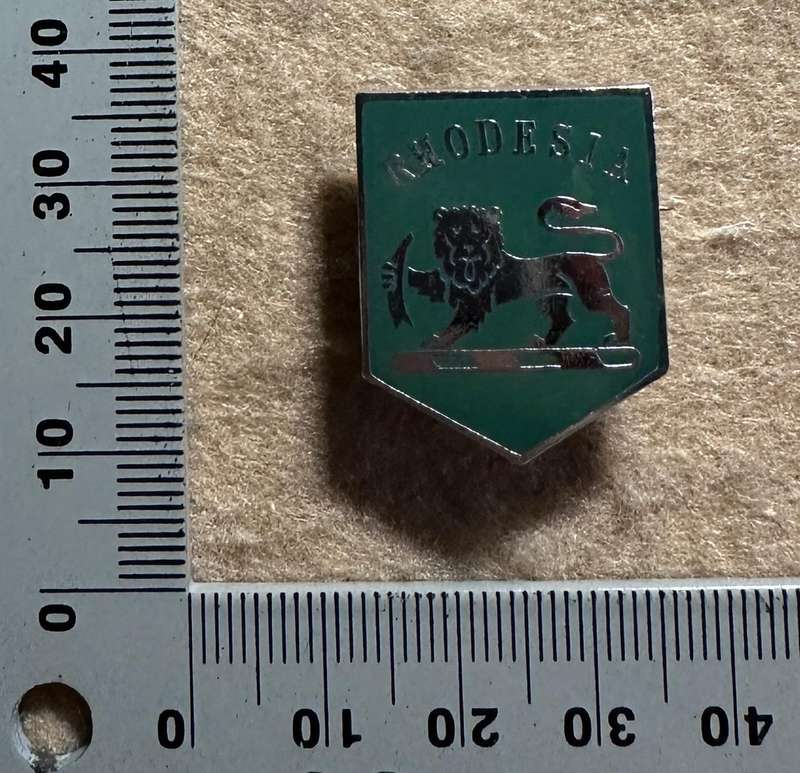 RHODESIA BADGE, by THOMAS FATTORINI, BIRMINGHAM