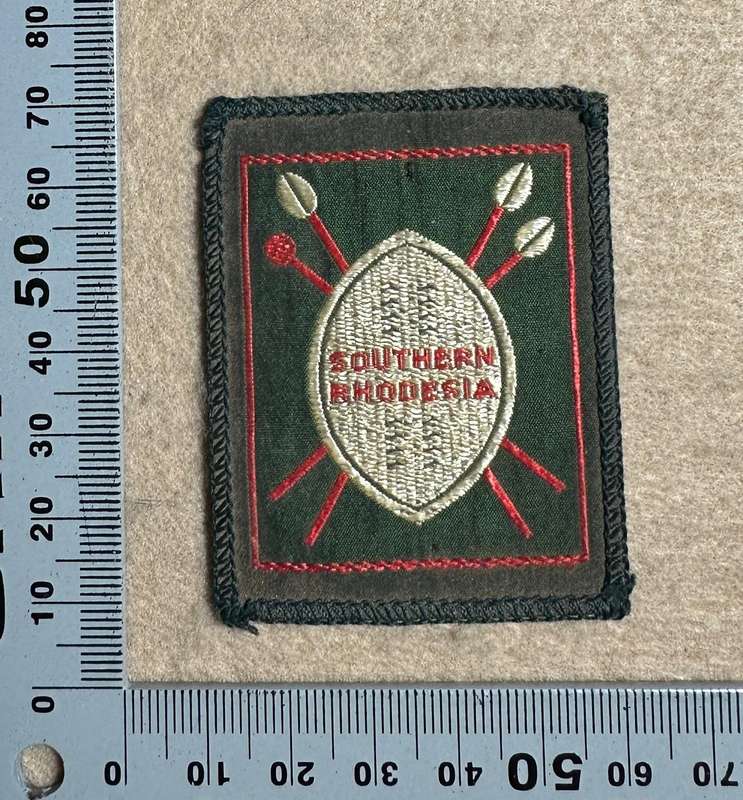 Rhodesian Boy Scouts - SOUTHERN RHODESIA SHIRT BADGE VARIANT