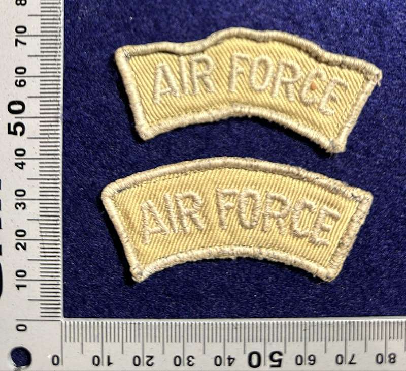 Rhodesian Air Force - SET AIR FORCE KHAKI TITLES FOR CAMO