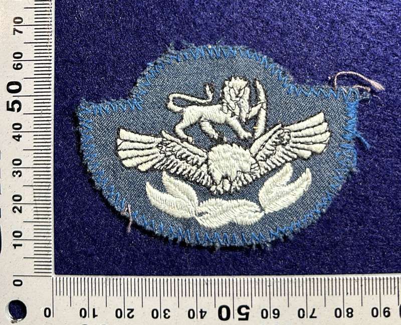 Rhodesian Air Force - MASTER TECHNICIAN BADGE 1970s to 1980