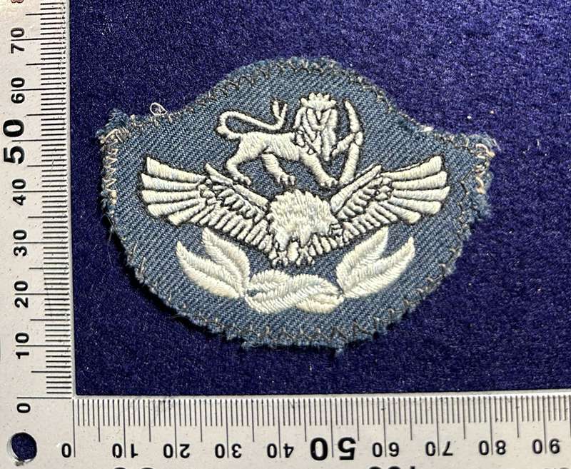 Rhodesian Air Force - MASTER TECHNICIAN BADGE 1970s to 1980