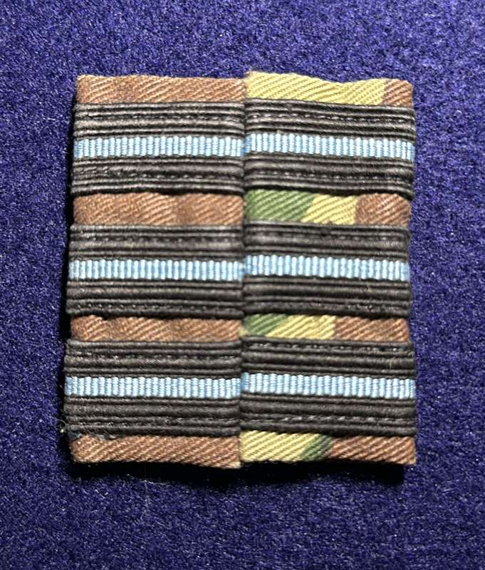 Rhodesia Air Force - WING COMMANDER SLIP ONS OPERATIONAL CAMOFLAGE VARIANT