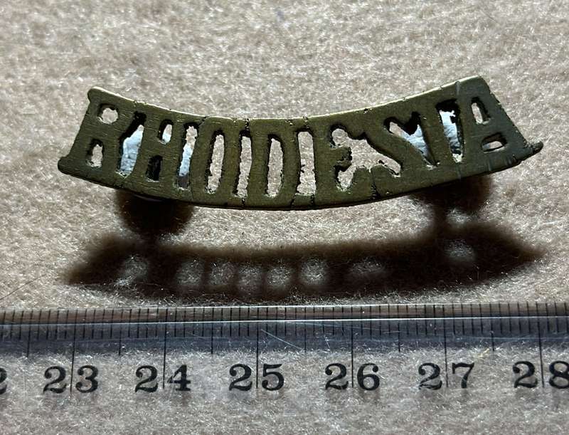 Rhodesia - BRASS RHODESIA TITLE