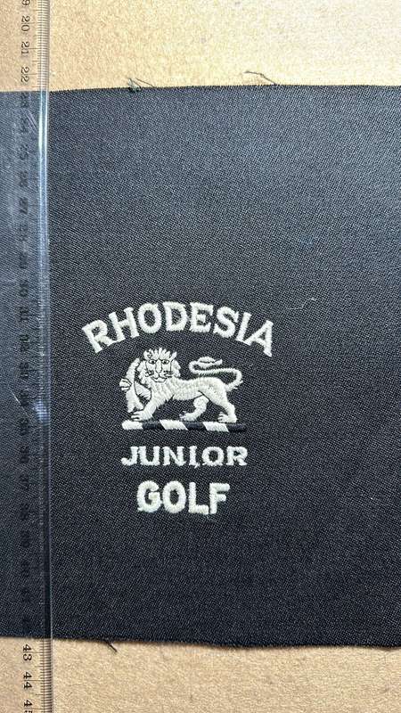 RHODESIA COLOURS - JUNIOR GOLF