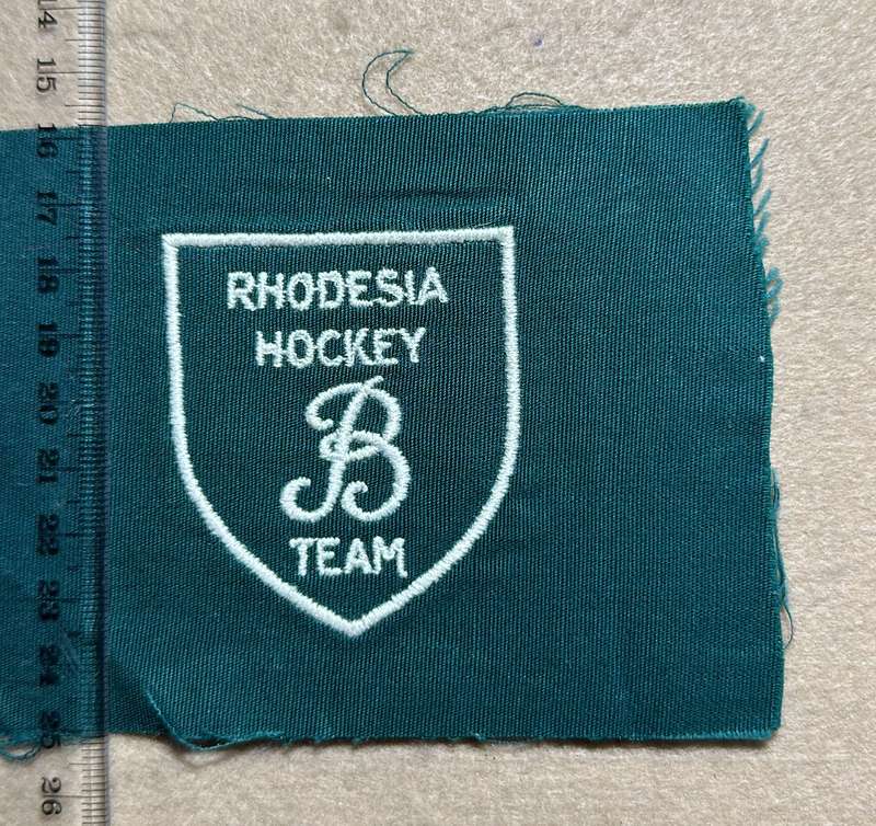 RHODESIA COLOURS - B HOCKEY TEAM VARIANTS