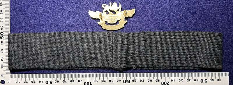Rhodesian Air Force - Rh Air Force Women's Hat badge CAP BADGE (REUTELER) WITH REMOVABLE HAT BAND