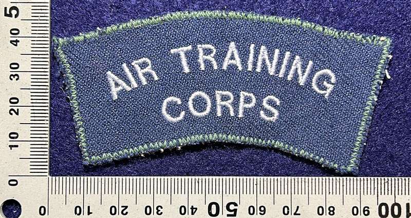 Rhodesian Air Force - AIR TRAINING CORPS SHOULDER TITLE CLOTH WW2