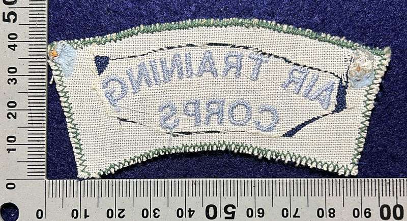 Rhodesian Air Force - AIR TRAINING CORPS SHOULDER TITLE CLOTH WW2