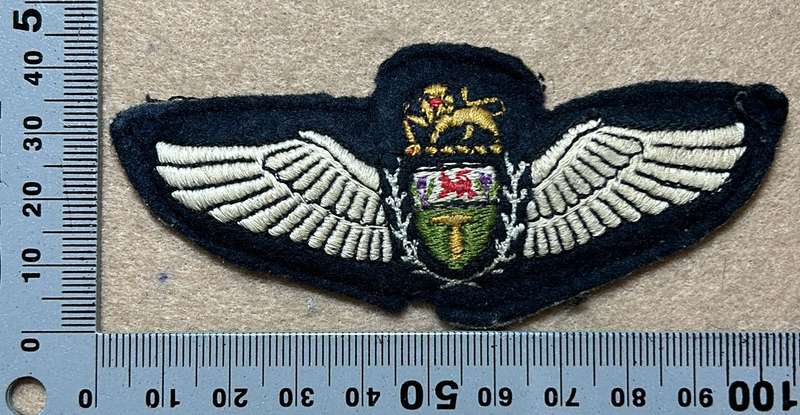 Rhodesian Air Force - PILOTS WINGS - 1970 - 1980