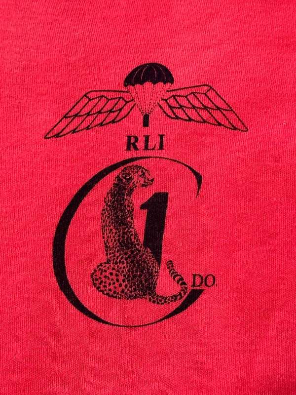Rhodesian Light Infantry - 1 COMMANDO - SHIRT - THE BIG RED - Period Item