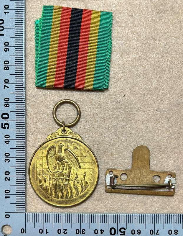 Rhodesian Air Force - GSM PR 72879 RFN J.B.VAN RENSBERG VOLUNTEER RESERVE and INDEPENDENCE MEDAL No