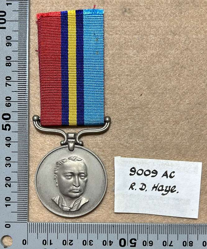 Rhodesian Air Force - GSM 9009 SAC R.D. HAYE