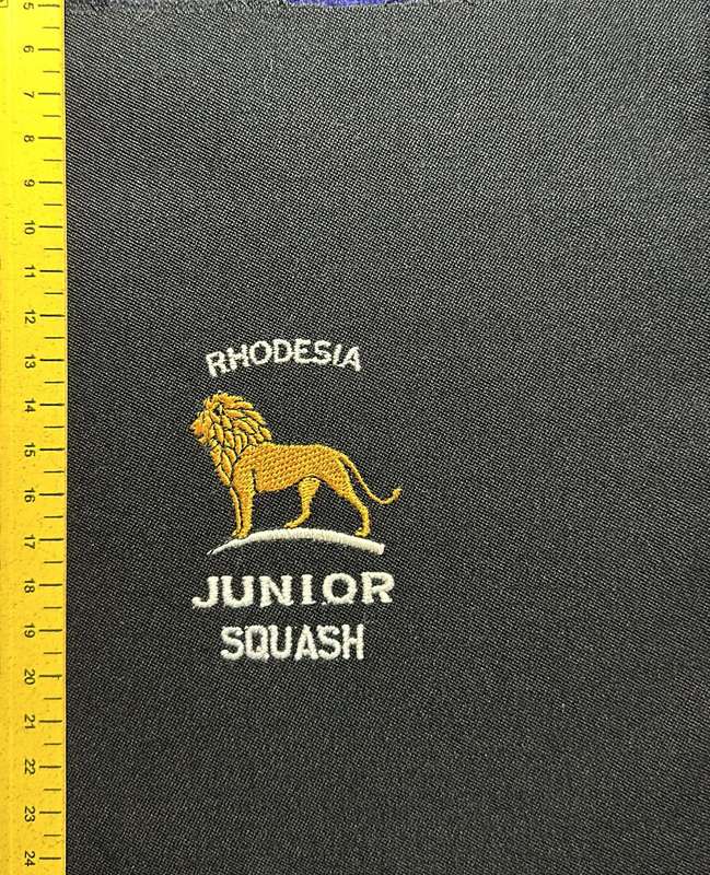 RHODESIA COLOURS -  JUNIOR SQUASH