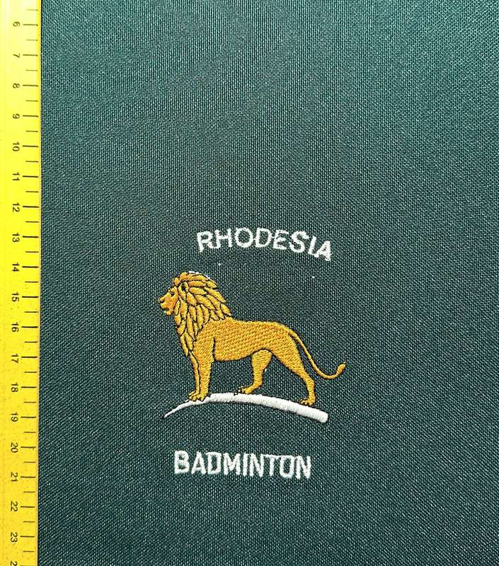 RHODESIA COLOURS - BADMINTON