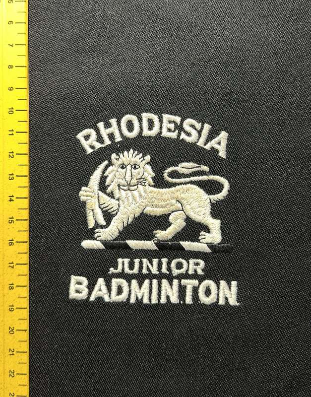 RHODESIA COLOURS - JUNIOR BADMINTON