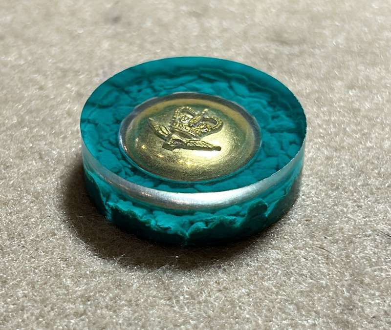 Rhodesian Airforce Button QC in Resin Roundel