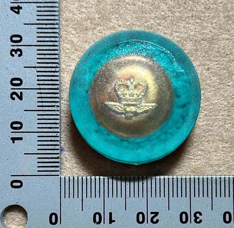 Rhodesian Airforce Button QC in Resin Roundel