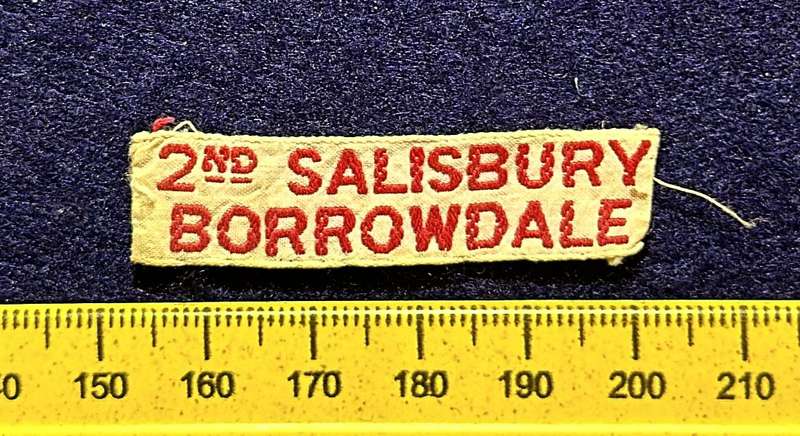 RHODESIA COLOURS - BADGES COTTON