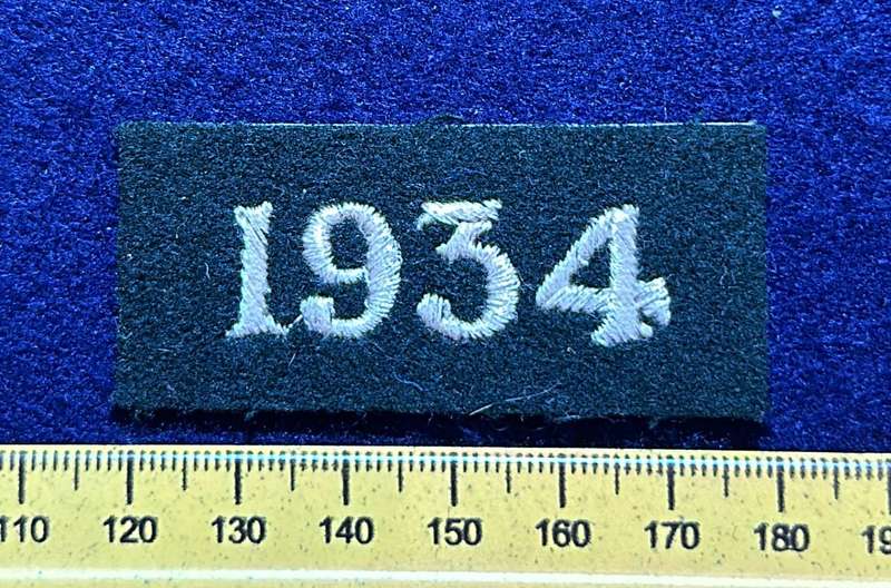 RHODESIA COLOURS - BADGES COTTON - 1934