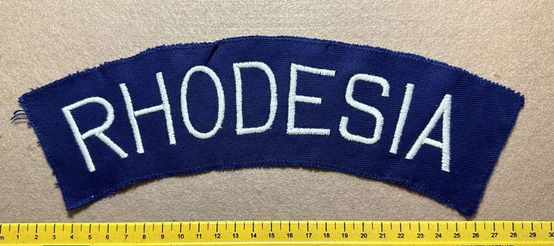 RHODESIA COLOURS - BADGES COTTON - RHODESIA