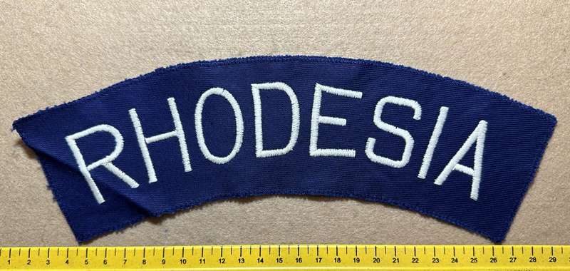 RHODESIA COLOURS - BADGES COTTON - RHODESIA