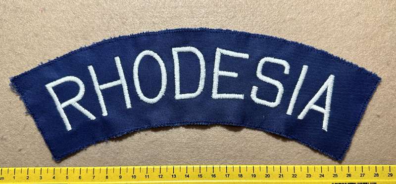 RHODESIA COLOURS - BADGES COTTON - RHODESIA