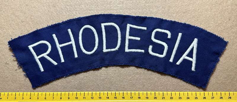 RHODESIA COLOURS - BADGES COTTON - RHODESIA