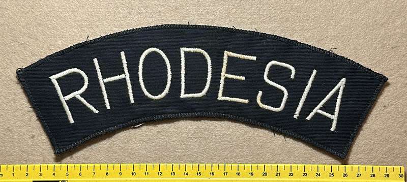 RHODESIA COLOURS - BADGES COTTON - RHODESIA