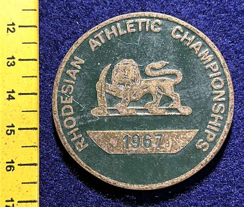 Rhodesia Badges General - RHODESIAN ATHLETIC CHAMPIONSHIPS - 1967