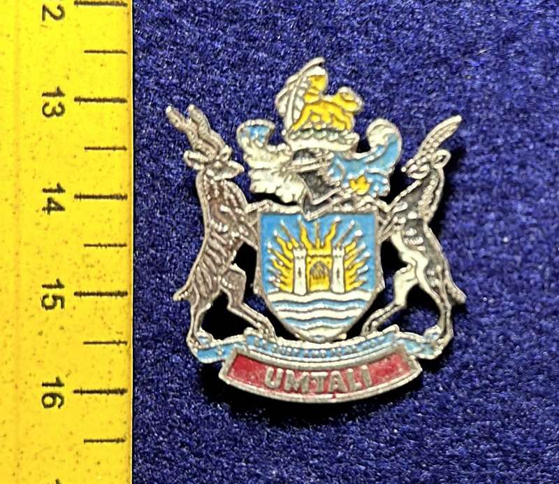 Rhodesia Badges General - UMTALI BADGE
