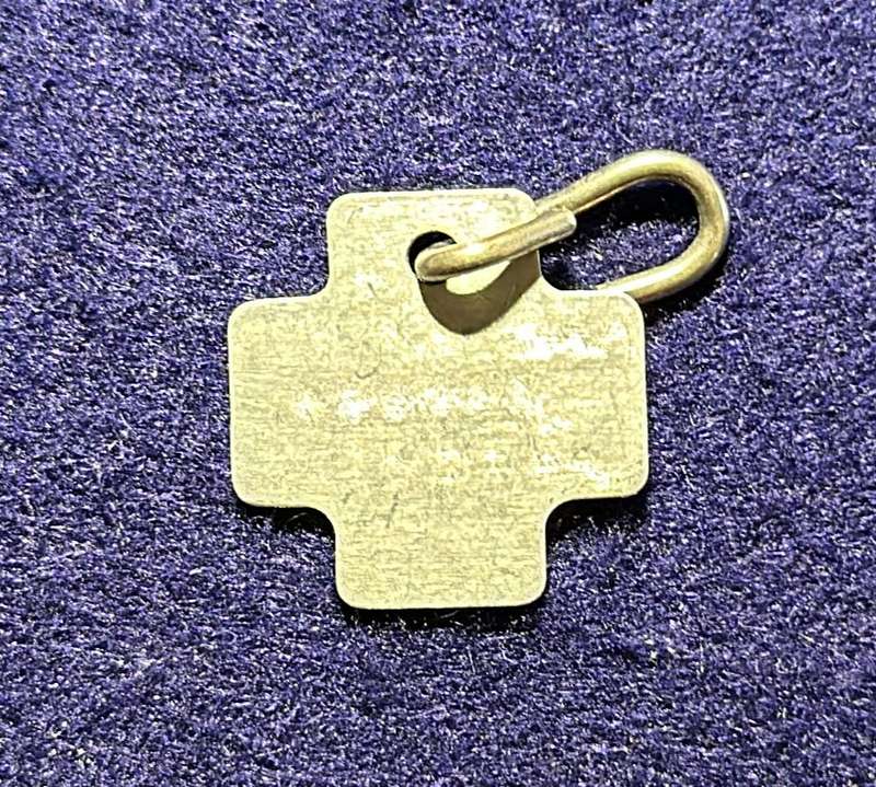 Rhodesia Badges General - DOG TAG - RABIES VACCINATED - NUMBER 565898 - 1955