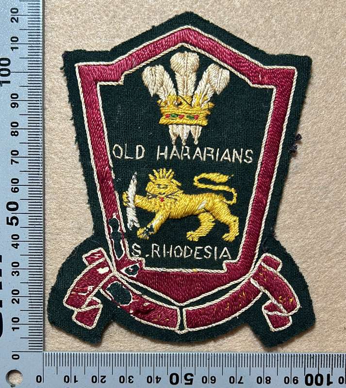Rhodesian Sports Clubs - OLD HARARIANS - SOUTHERN RHODESIA